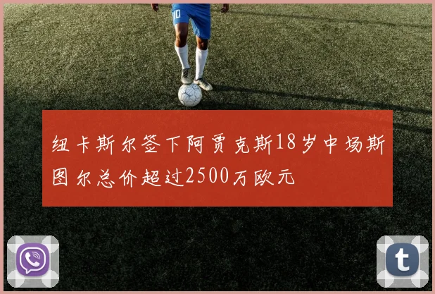 纽卡斯尔签下阿贾克斯18岁中场斯图尔总价超过2500万欧元